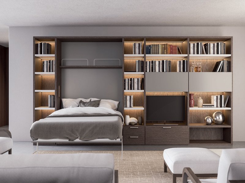 Letto trasformabile in soggiorno