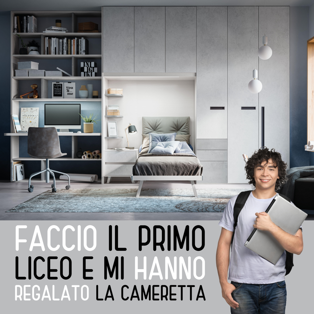 Tutto in linea con le proprie esigenze in cameretta