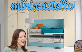 Una soluzione per piccole camerette
