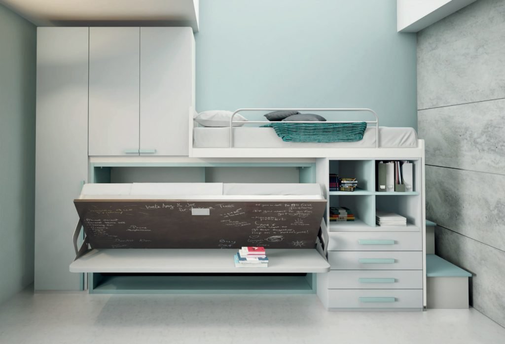 Apertura letto trasformabile