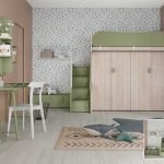 Letto soppalco con letto da una piazza e mezza e cabina armadio