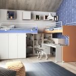 Letto soppalco con armadio - letto soppalco scorrevole con scrivania