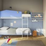 Cameretta con letto a castello