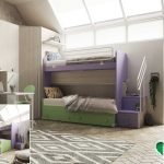Letto a castello scorrevole