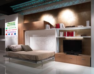 Letto trasformabile in misura alla francese orizzontale
