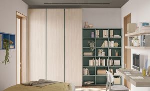 L'armadio con la libreria