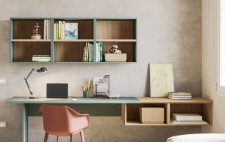 Una scrivania di design e con molta praticità